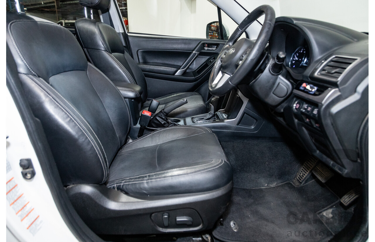 8/2016 Subaru Forester 2.0d-S (AWD) MY16 4d Wagon Pearl White Metallic Turbo Diesel 2.0L