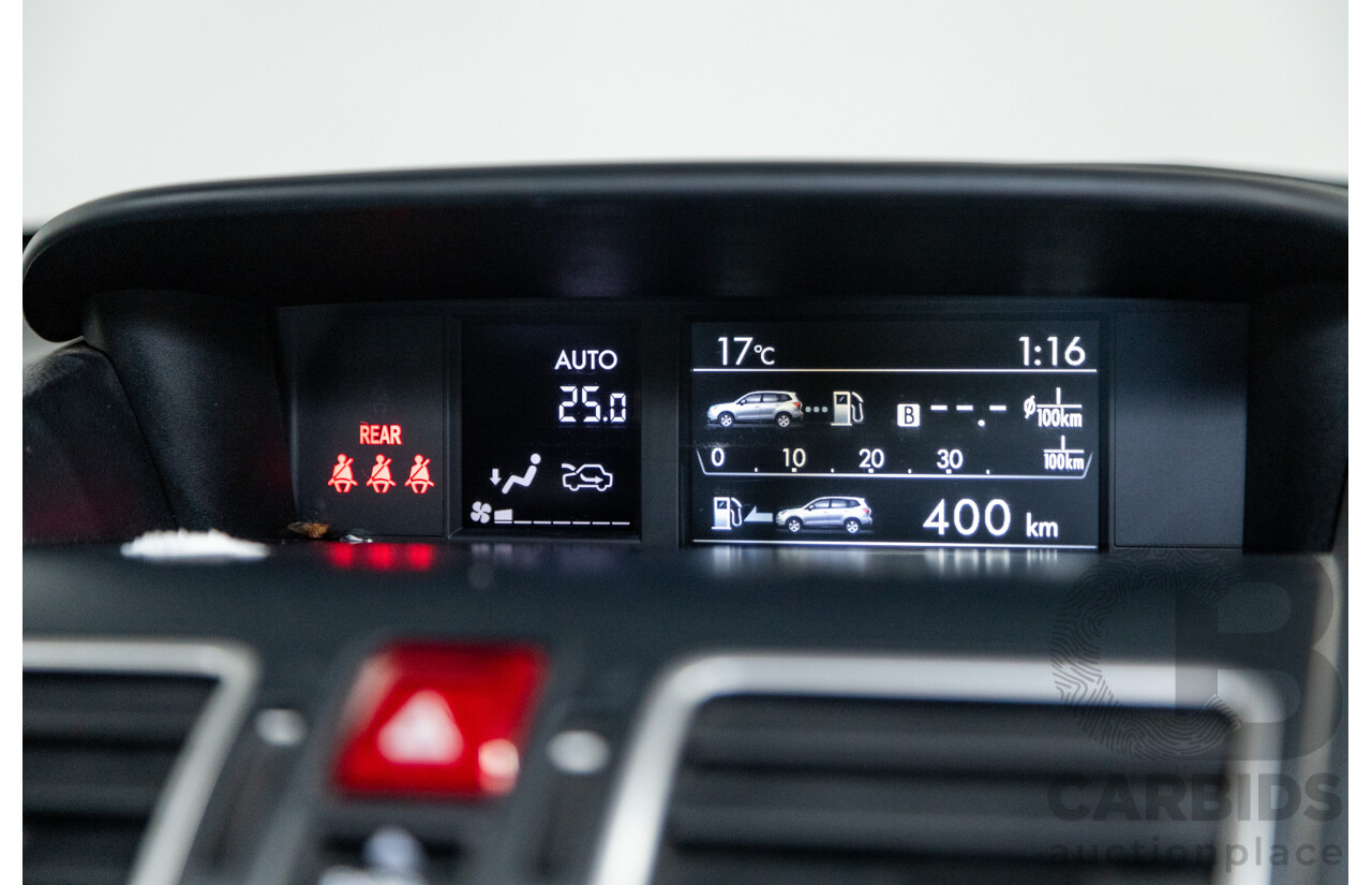 8/2016 Subaru Forester 2.0d-S (AWD) MY16 4d Wagon Pearl White Metallic Turbo Diesel 2.0L