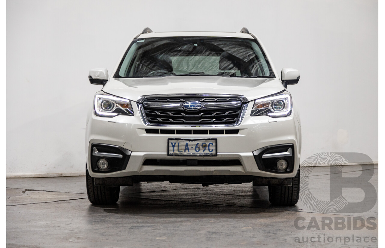 8/2016 Subaru Forester 2.0d-S (AWD) MY16 4d Wagon Pearl White Metallic Turbo Diesel 2.0L