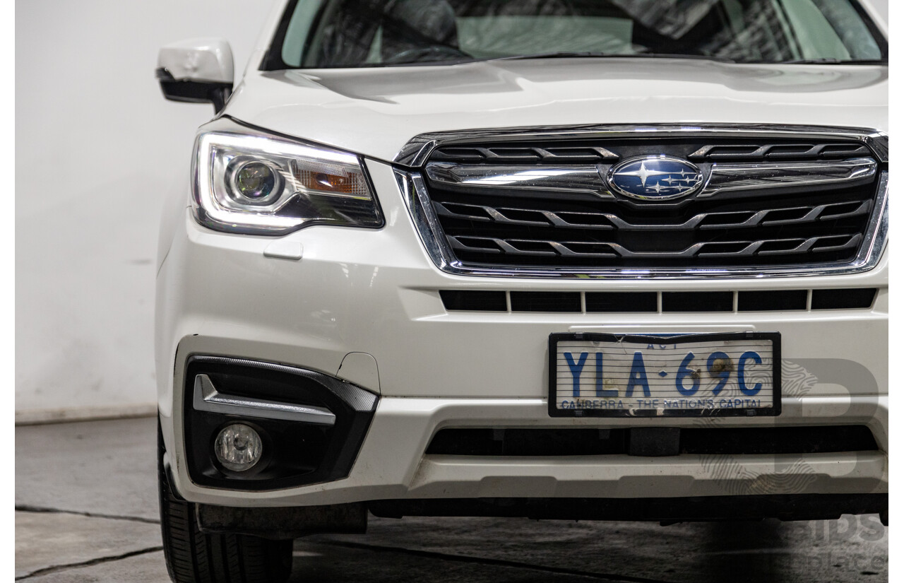 8/2016 Subaru Forester 2.0d-S (AWD) MY16 4d Wagon Pearl White Metallic Turbo Diesel 2.0L