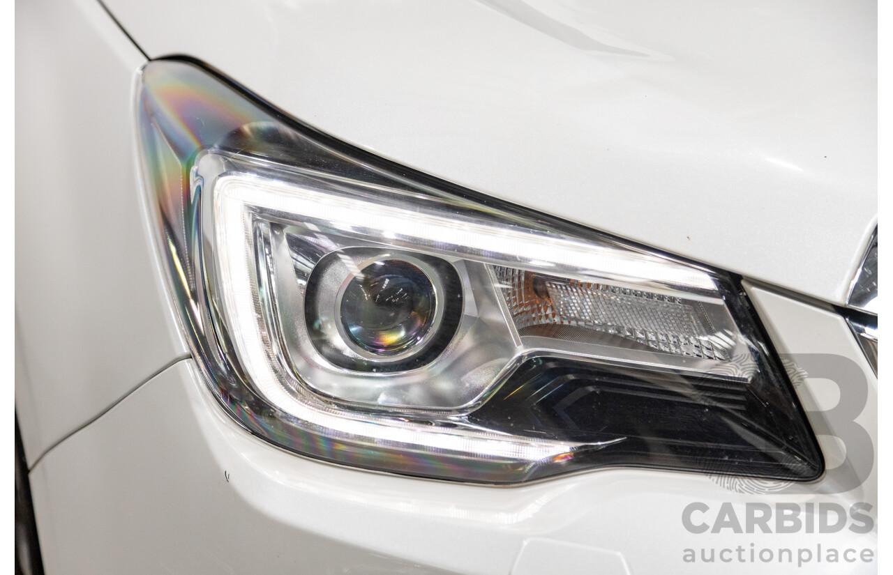 8/2016 Subaru Forester 2.0d-S (AWD) MY16 4d Wagon Pearl White Metallic Turbo Diesel 2.0L