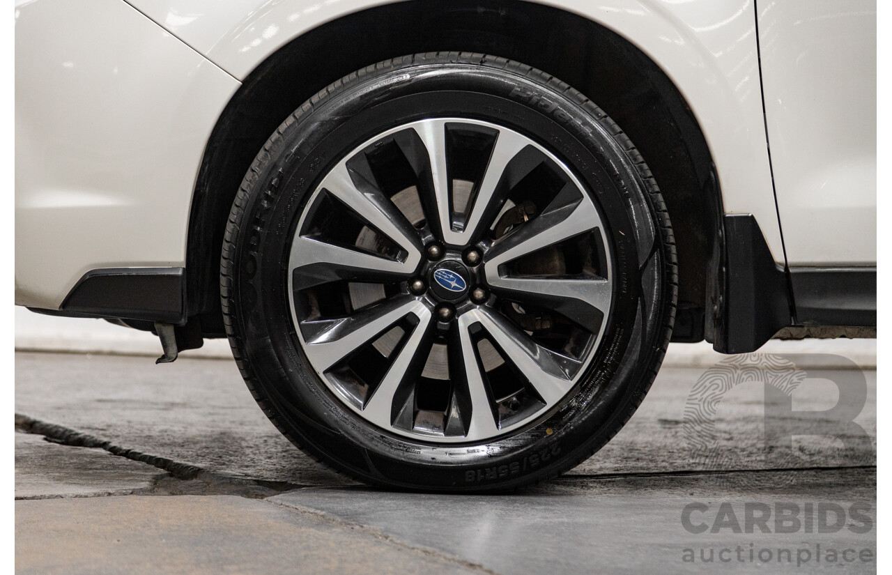 8/2016 Subaru Forester 2.0d-S (AWD) MY16 4d Wagon Pearl White Metallic Turbo Diesel 2.0L