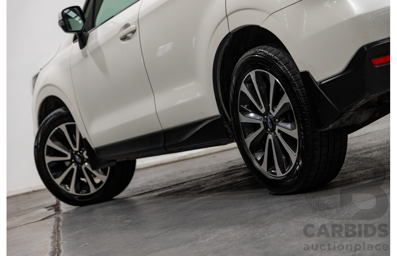 8/2016 Subaru Forester 2.0d-S (AWD) MY16 4d Wagon Pearl White Metallic Turbo Diesel 2.0L