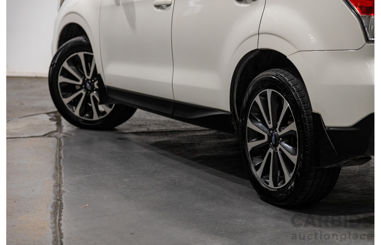 8/2016 Subaru Forester 2.0d-S (AWD) MY16 4d Wagon Pearl White Metallic Turbo Diesel 2.0L