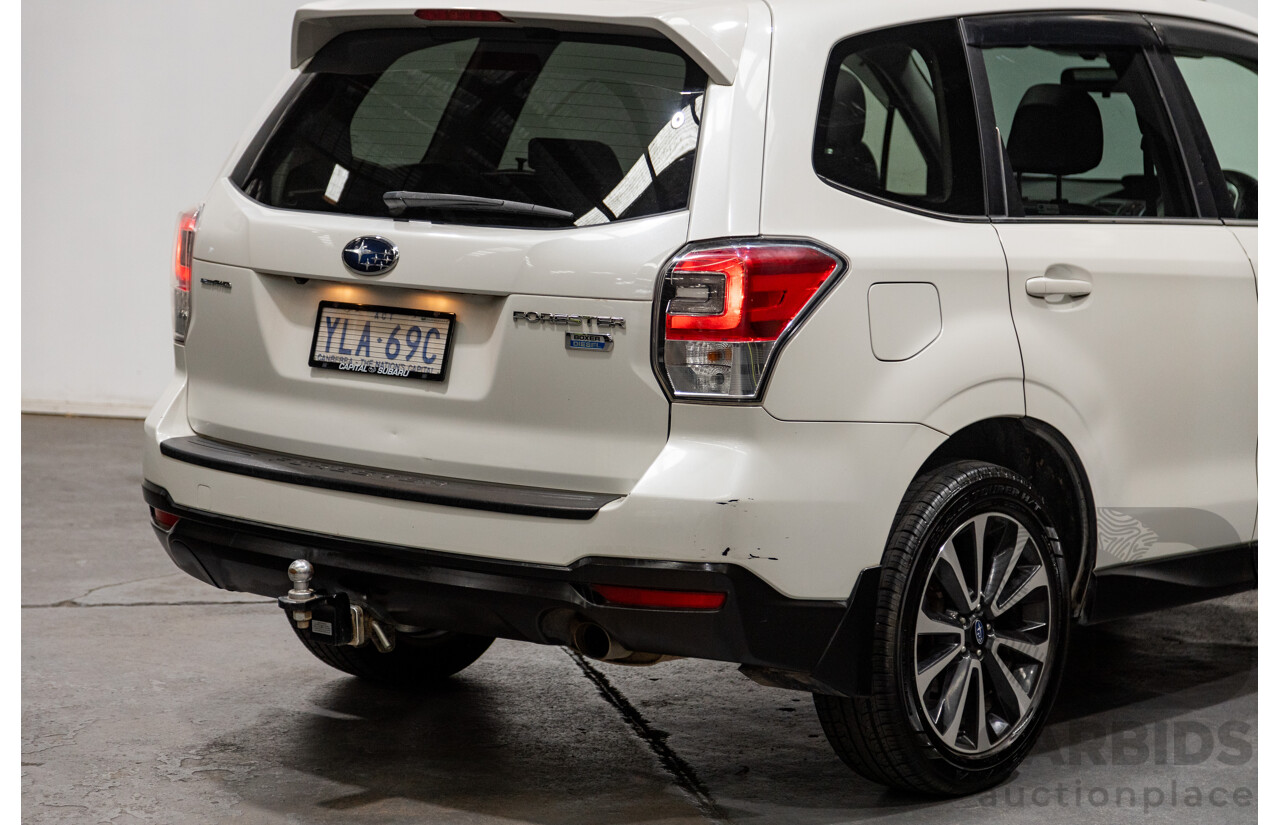 8/2016 Subaru Forester 2.0d-S (AWD) MY16 4d Wagon Pearl White Metallic Turbo Diesel 2.0L