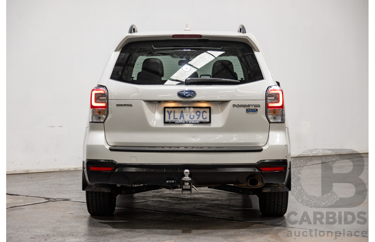 8/2016 Subaru Forester 2.0d-S (AWD) MY16 4d Wagon Pearl White Metallic Turbo Diesel 2.0L