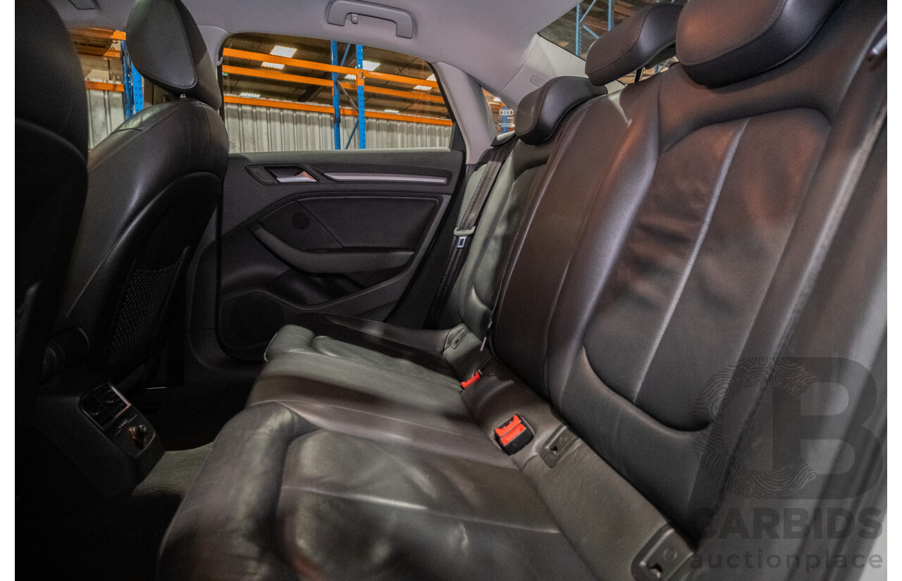 1/2016 Audi A3 1.4 TFSI Attraction 8V MY16 5d Sedan White Turbo 1.4L