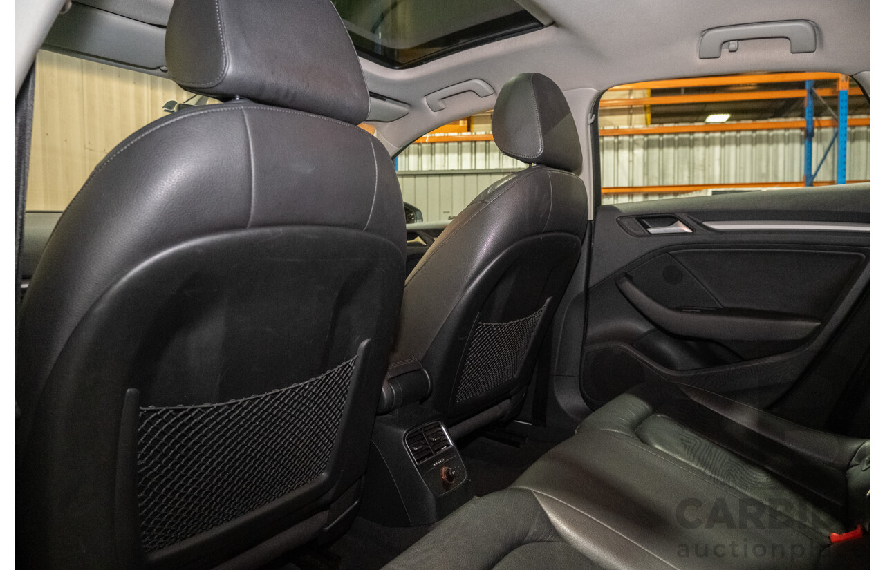 1/2016 Audi A3 1.4 TFSI Attraction 8V MY16 5d Sedan White Turbo 1.4L