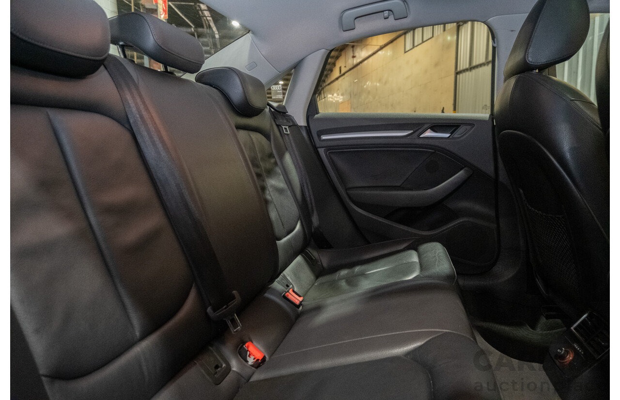 1/2016 Audi A3 1.4 TFSI Attraction 8V MY16 5d Sedan White Turbo 1.4L