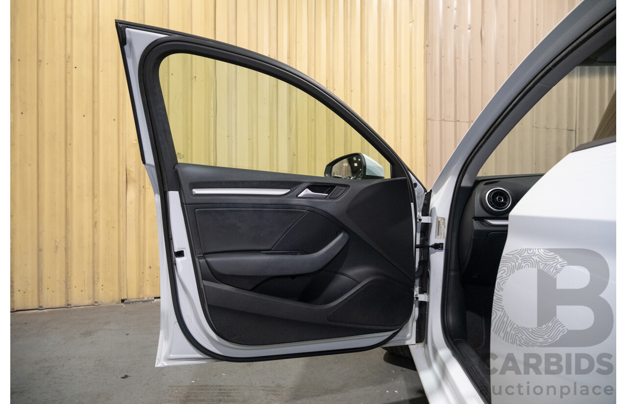 1/2016 Audi A3 1.4 TFSI Attraction 8V MY16 5d Sedan White Turbo 1.4L