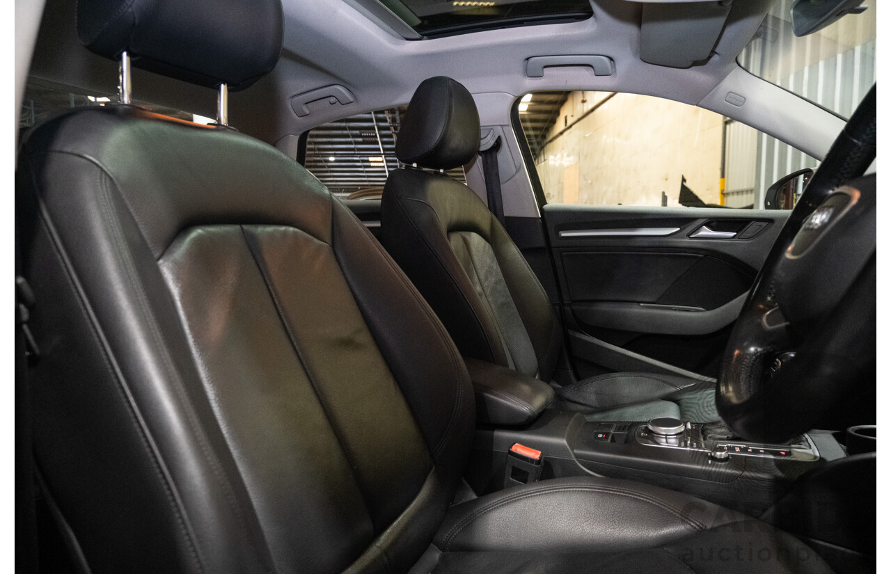 1/2016 Audi A3 1.4 TFSI Attraction 8V MY16 5d Sedan White Turbo 1.4L