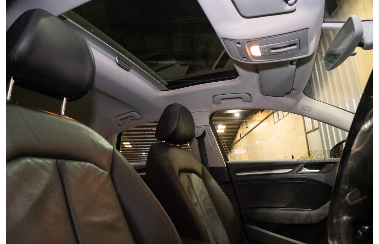 1/2016 Audi A3 1.4 TFSI Attraction 8V MY16 5d Sedan White Turbo 1.4L