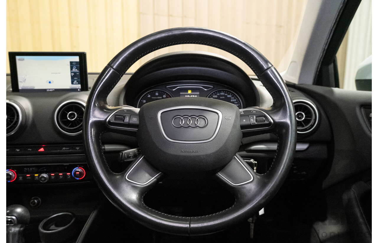 1/2016 Audi A3 1.4 TFSI Attraction 8V MY16 5d Sedan White Turbo 1.4L