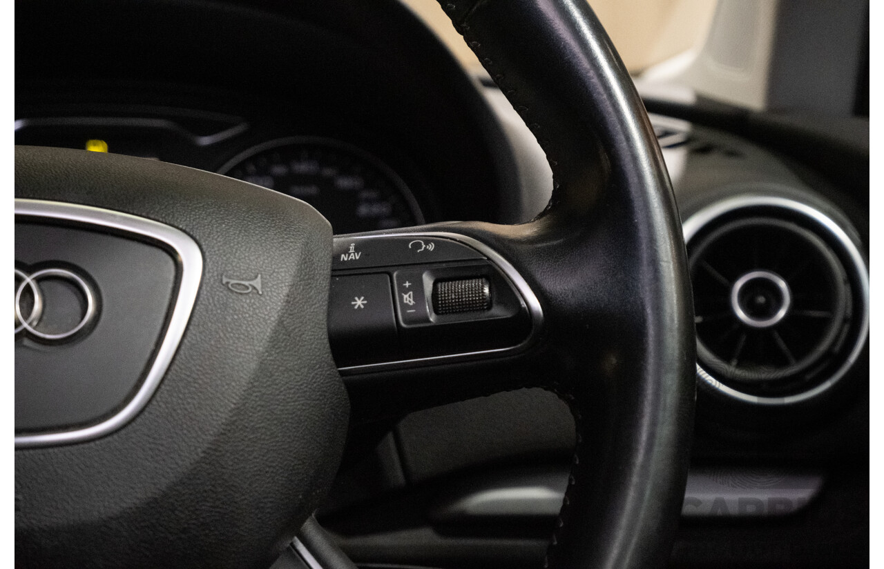 1/2016 Audi A3 1.4 TFSI Attraction 8V MY16 5d Sedan White Turbo 1.4L