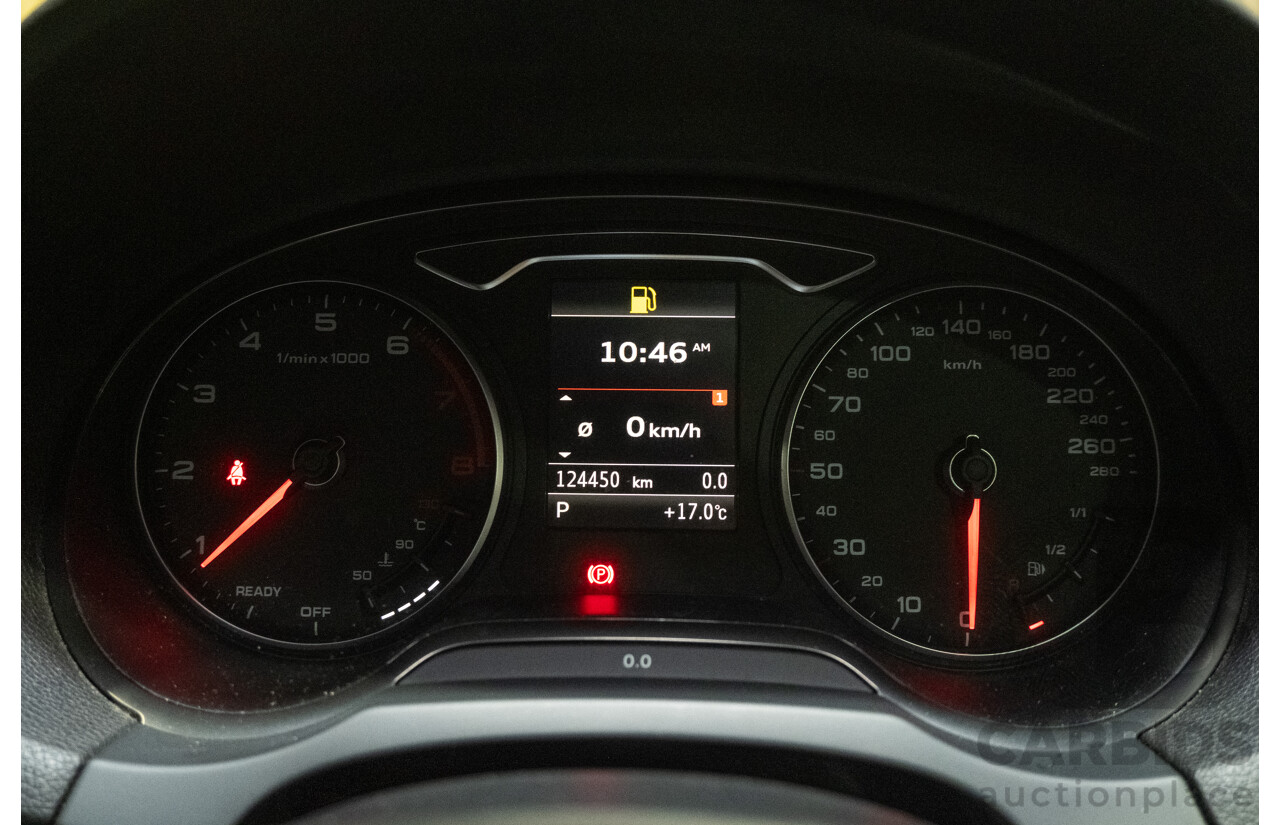 1/2016 Audi A3 1.4 TFSI Attraction 8V MY16 5d Sedan White Turbo 1.4L