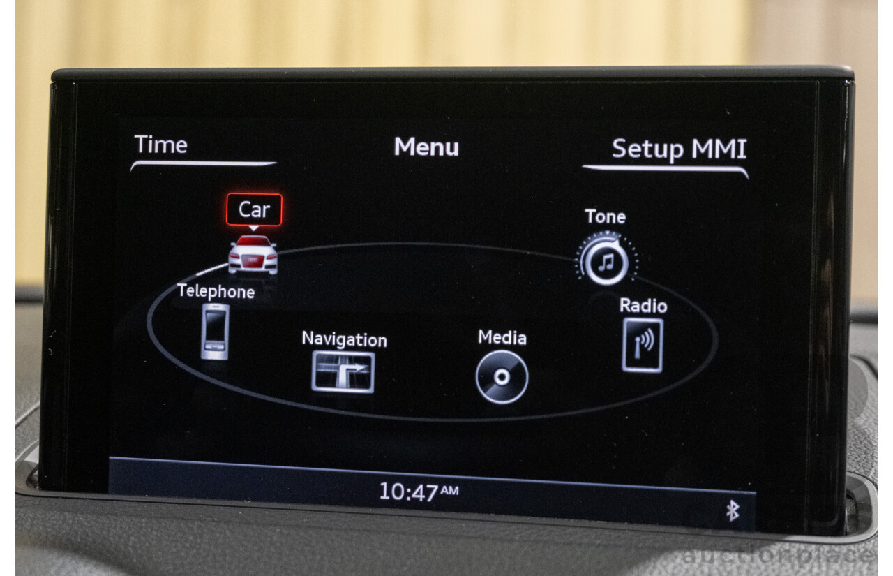 1/2016 Audi A3 1.4 TFSI Attraction 8V MY16 5d Sedan White Turbo 1.4L