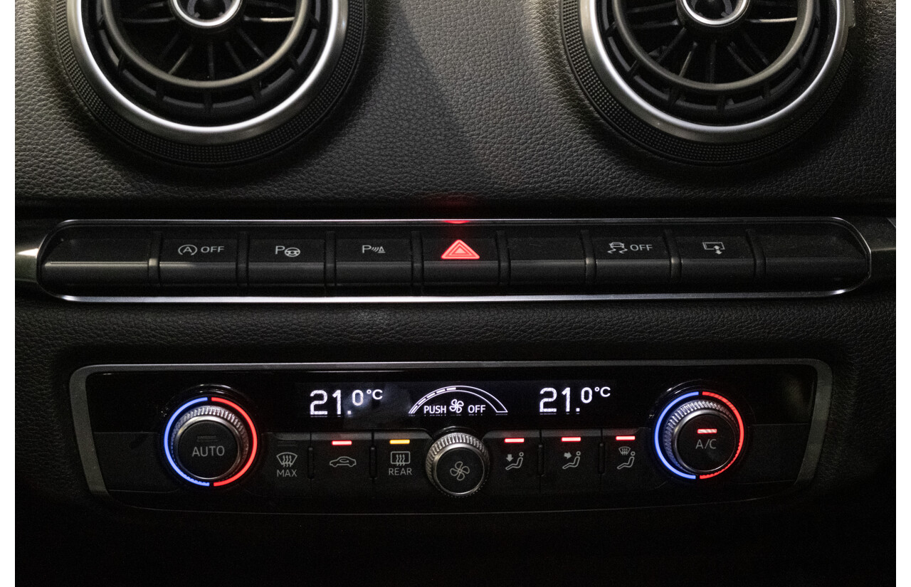 1/2016 Audi A3 1.4 TFSI Attraction 8V MY16 5d Sedan White Turbo 1.4L