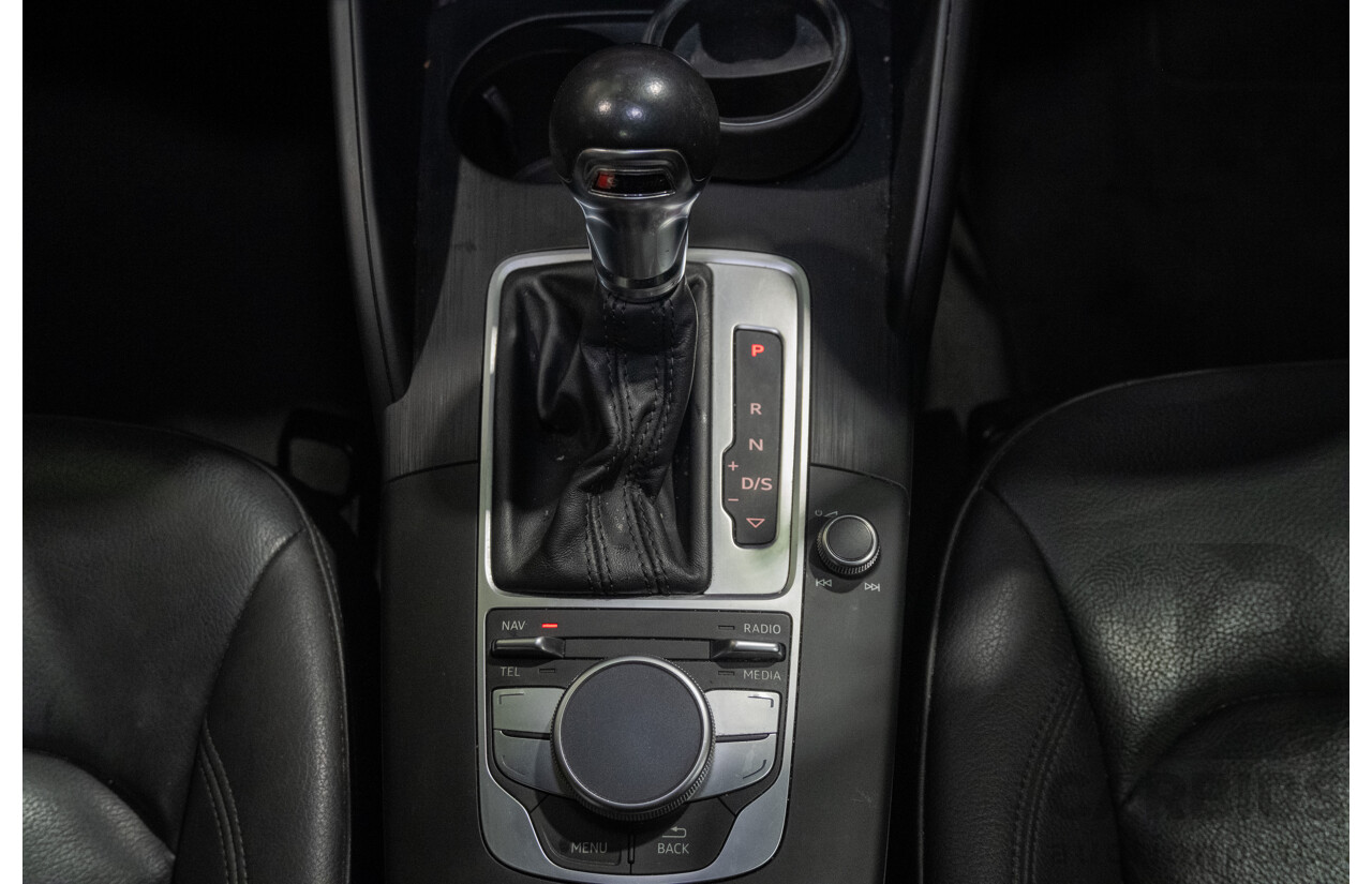 1/2016 Audi A3 1.4 TFSI Attraction 8V MY16 5d Sedan White Turbo 1.4L