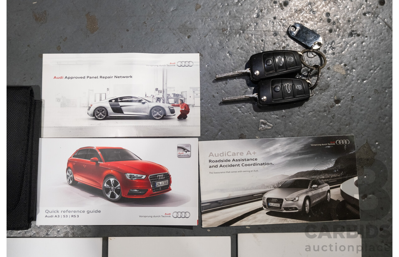 1/2016 Audi A3 1.4 TFSI Attraction 8V MY16 5d Sedan White Turbo 1.4L