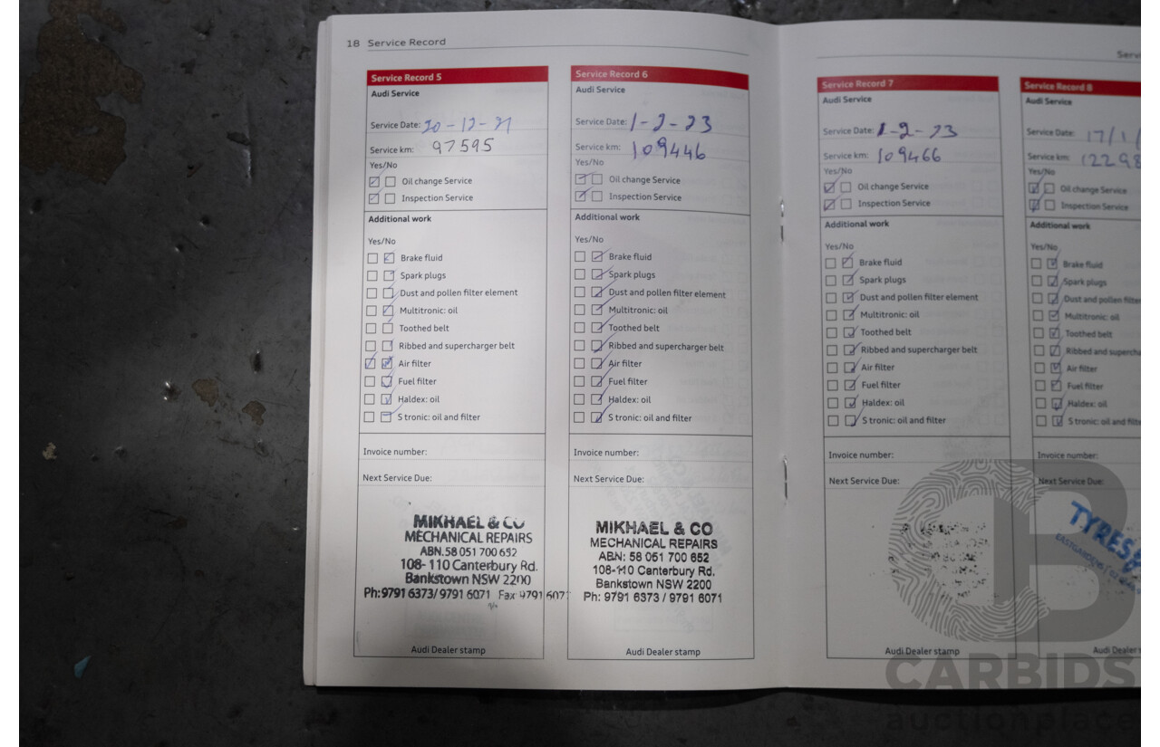 1/2016 Audi A3 1.4 TFSI Attraction 8V MY16 5d Sedan White Turbo 1.4L