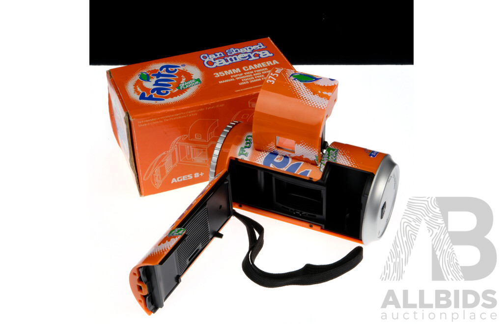 Retro Fanta Orange Flavour Can Shaped 35mm Camera in Original Box