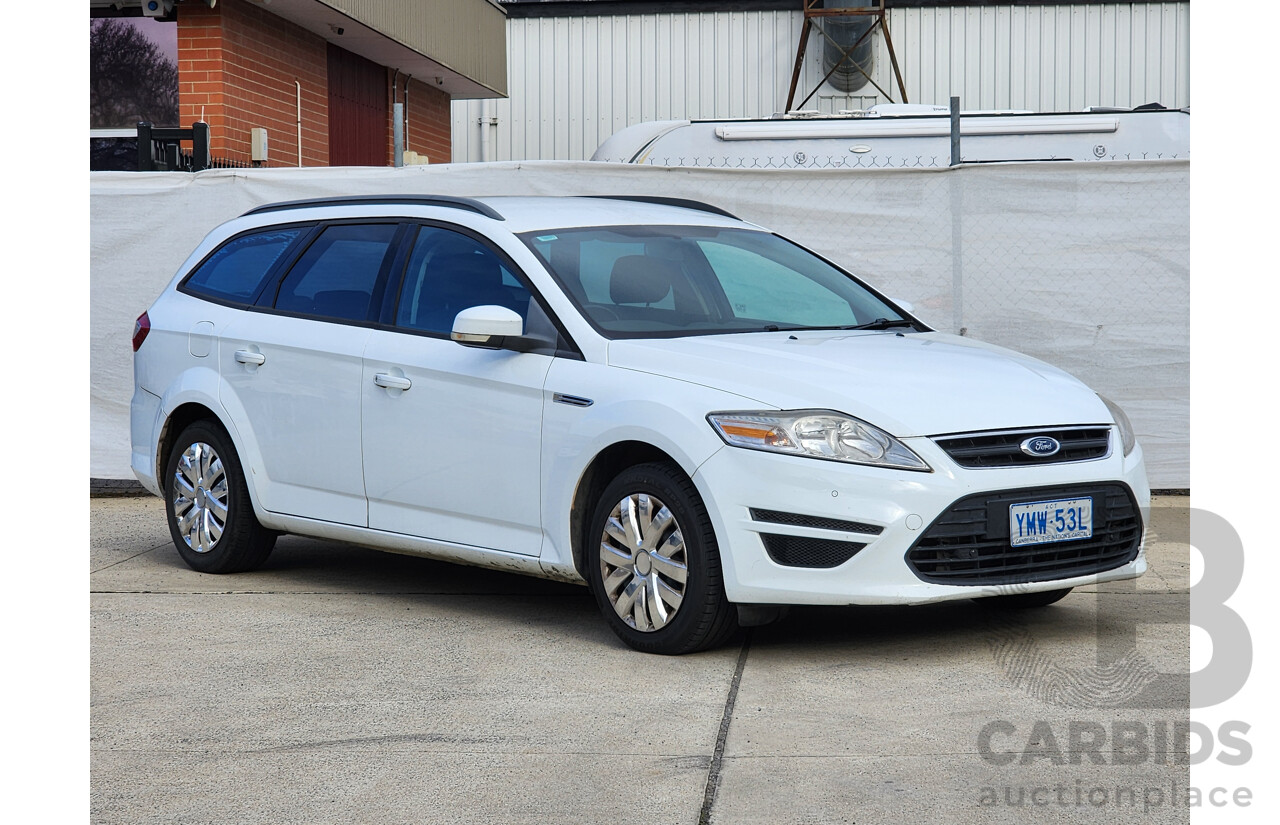 04/2013 Ford Mondeo LX TDCi FWD MC 4D Wagon White 2.0L