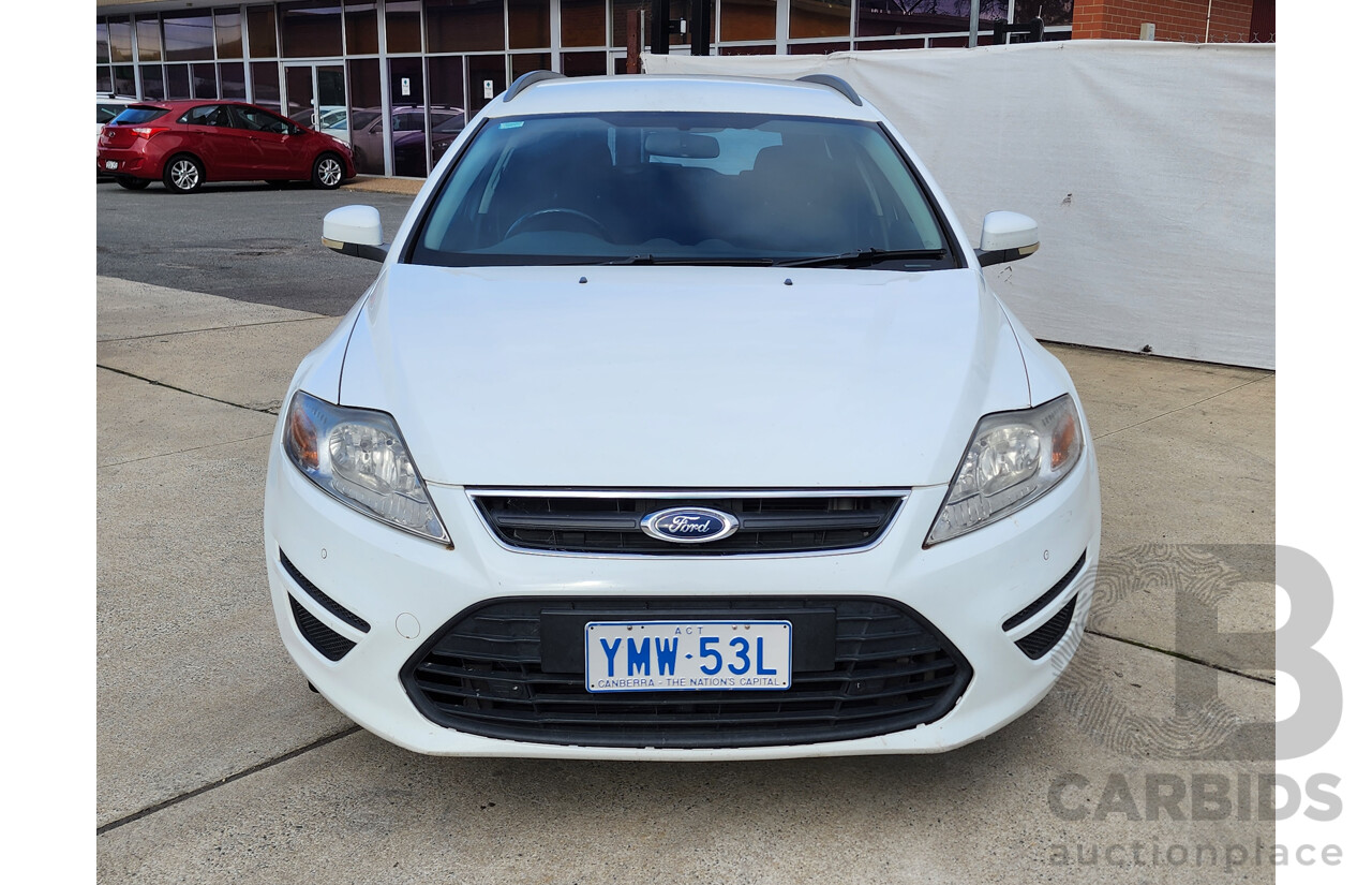 04/2013 Ford Mondeo LX TDCi FWD MC 4D Wagon White 2.0L
