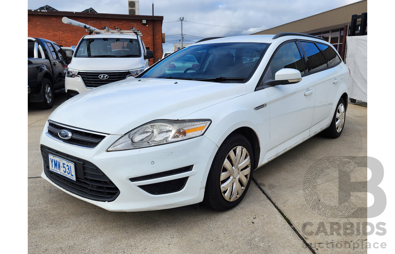 04/2013 Ford Mondeo LX TDCi FWD MC 4D Wagon White 2.0L