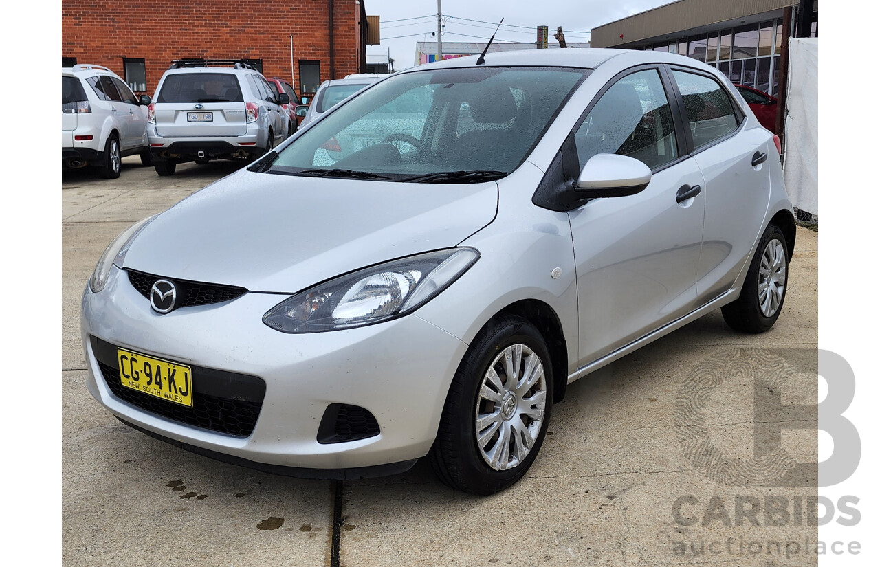 04/2009 Mazda Mazda2 NEO FWD DE 5D Hatchback Silver 1.5L