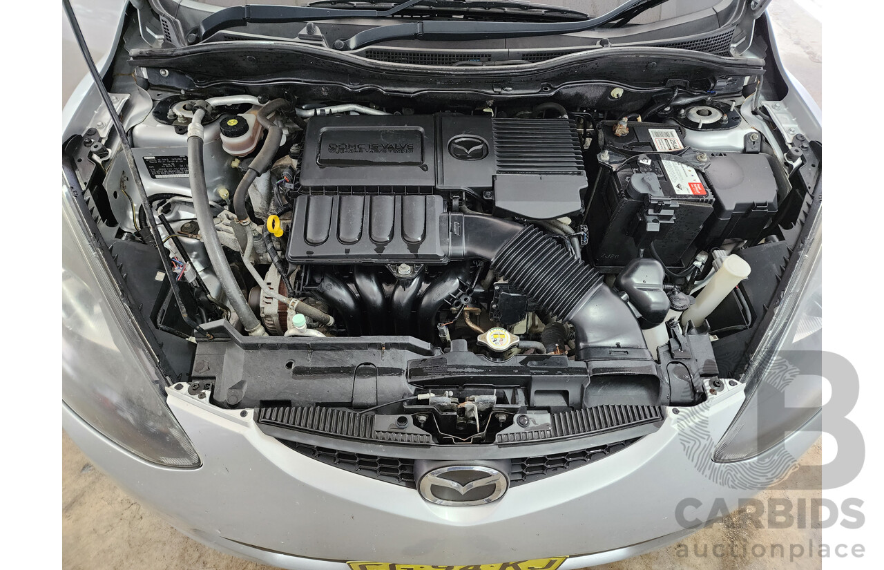 04/2009 Mazda Mazda2 NEO FWD DE 5D Hatchback Silver 1.5L