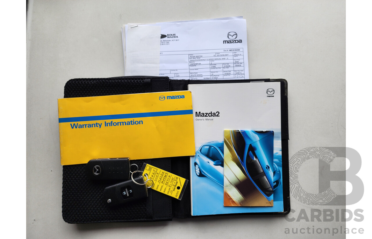 04/2009 Mazda Mazda2 NEO FWD DE 5D Hatchback Silver 1.5L