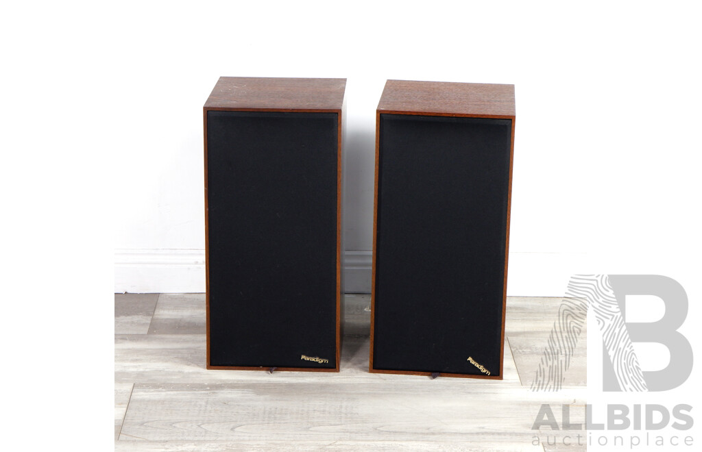 Two Vintage Paradigm Speakers, Model 3SE