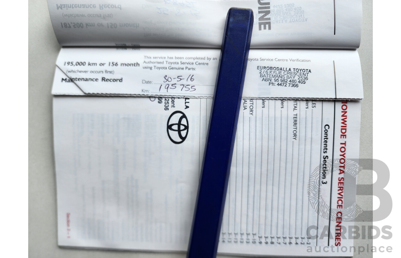 10/2007 Toyota Camry ATEVA FWD ACV40R 4D Sedan Silver 2.4L