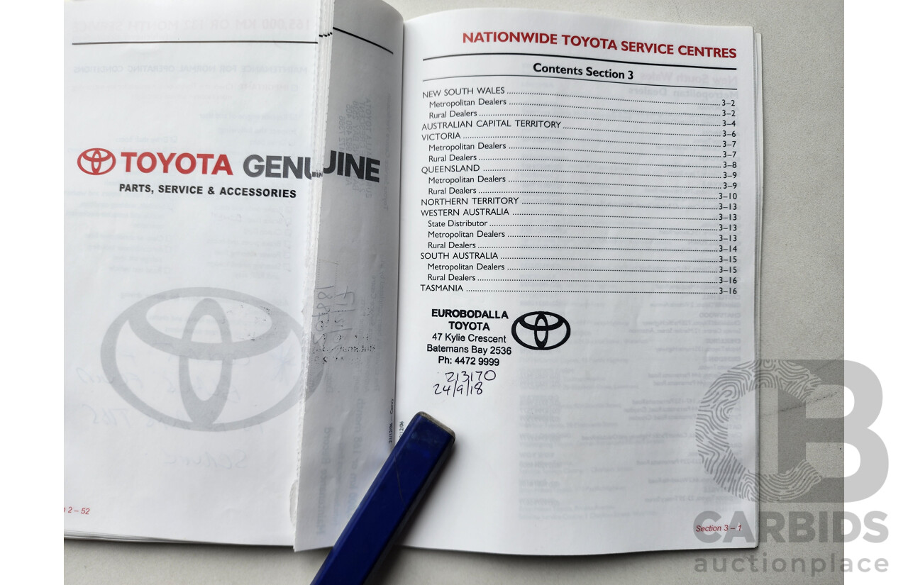 10/2007 Toyota Camry ATEVA FWD ACV40R 4D Sedan Silver 2.4L