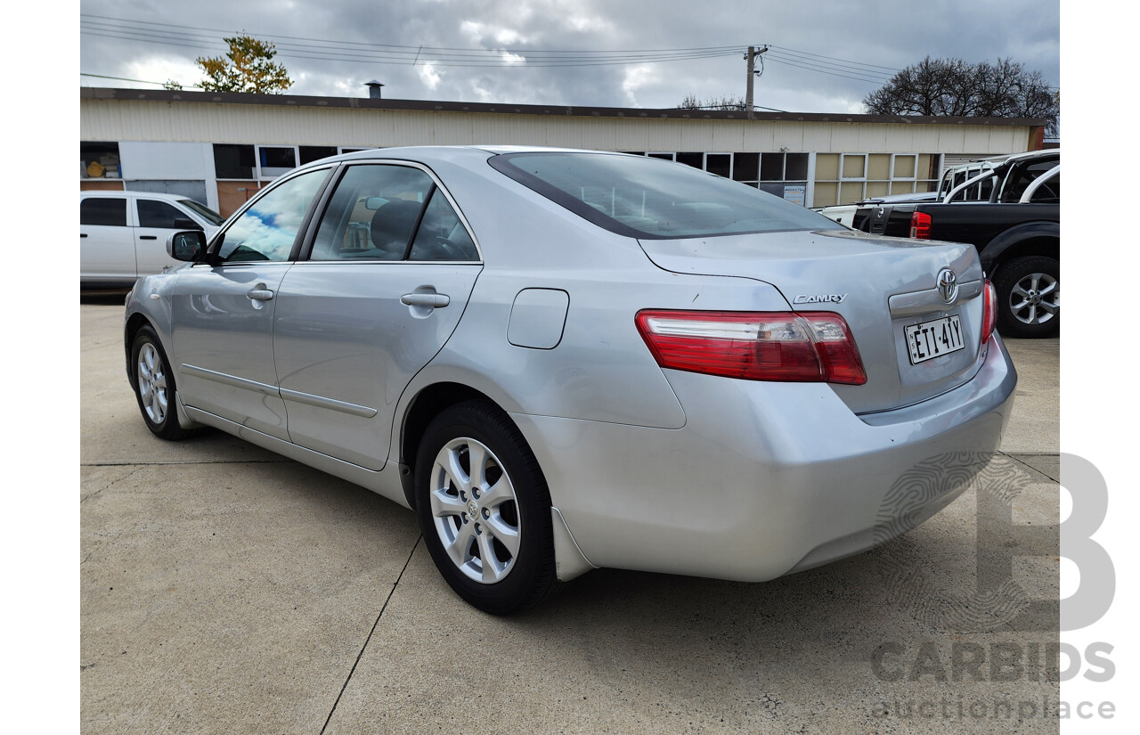 10/2007 Toyota Camry ATEVA FWD ACV40R 4D Sedan Silver 2.4L