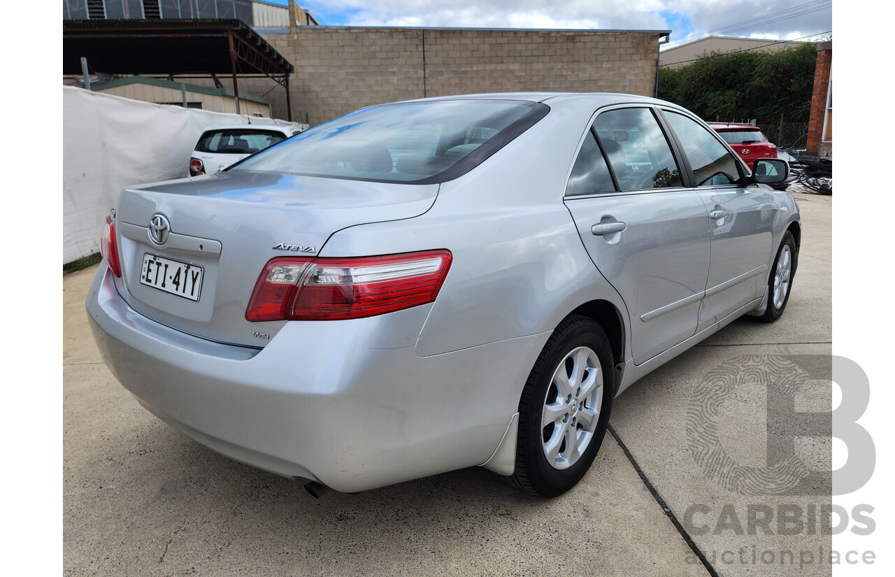 10/2007 Toyota Camry ATEVA FWD ACV40R 4D Sedan Silver 2.4L