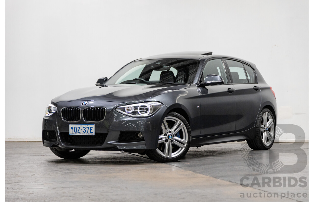 5/2014 BMW 125i M-Sport F20 MY14 5d Hatchback Metallic Grey Turbo 2.0L