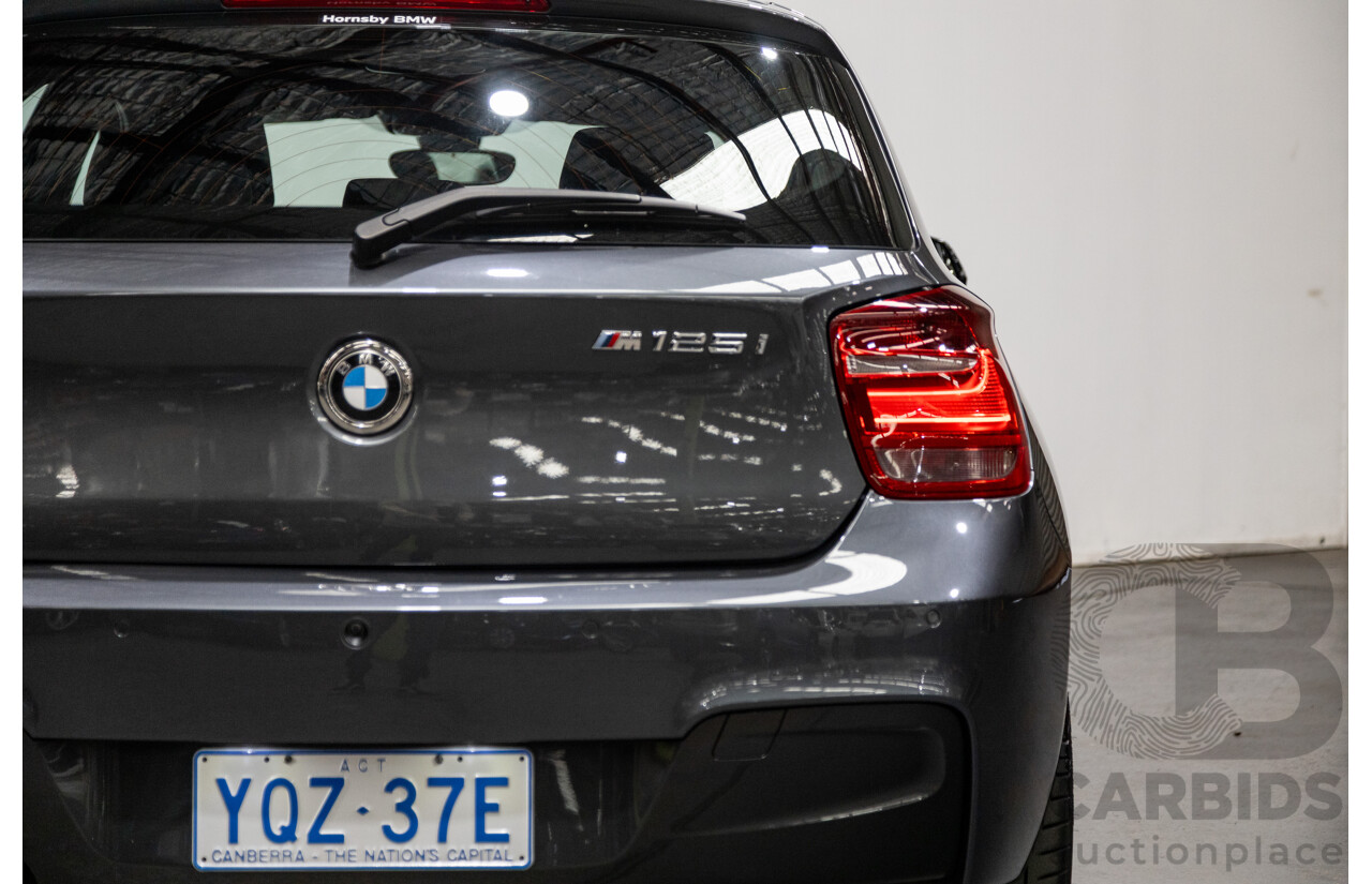 5/2014 BMW 125i M-Sport F20 MY14 5d Hatchback Metallic Grey Turbo 2.0L