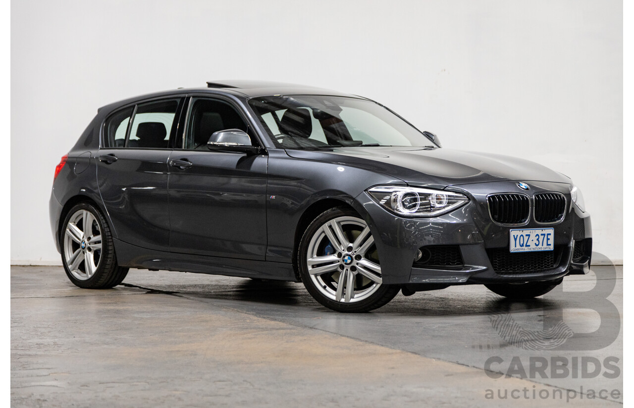 5/2014 BMW 125i M-Sport F20 MY14 5d Hatchback Metallic Grey Turbo 2.0L