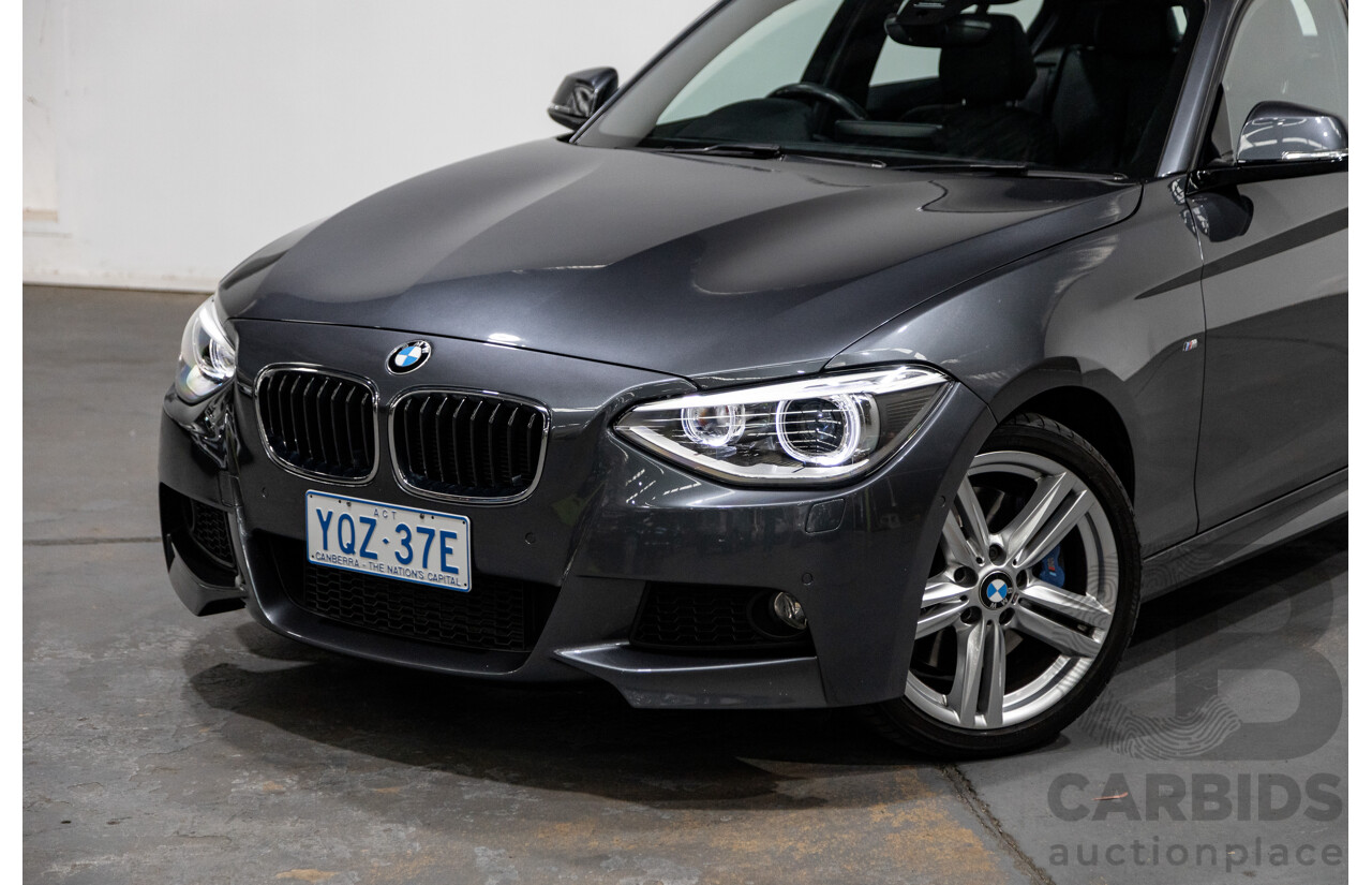 5/2014 BMW 125i M-Sport F20 MY14 5d Hatchback Metallic Grey Turbo 2.0L