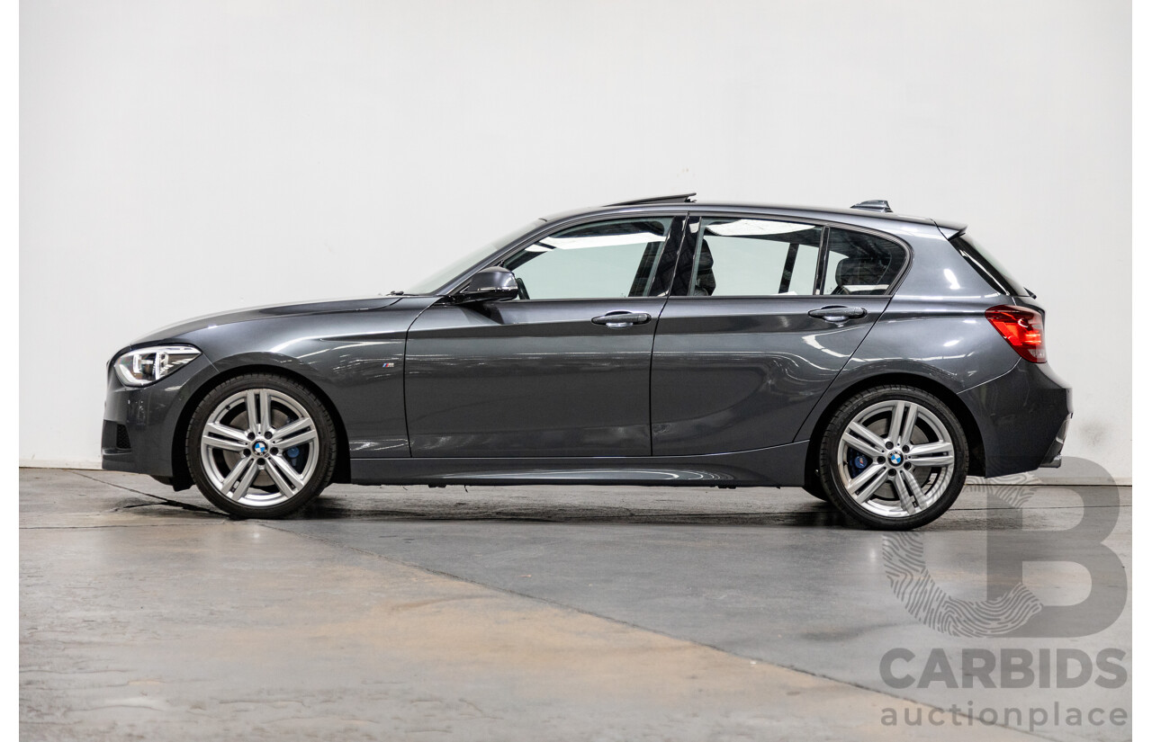 5/2014 BMW 125i M-Sport F20 MY14 5d Hatchback Metallic Grey Turbo 2.0L