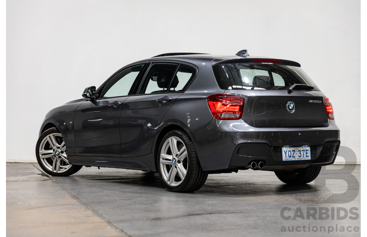 5/2014 BMW 125i M-Sport F20 MY14 5d Hatchback Metallic Grey Turbo 2.0L