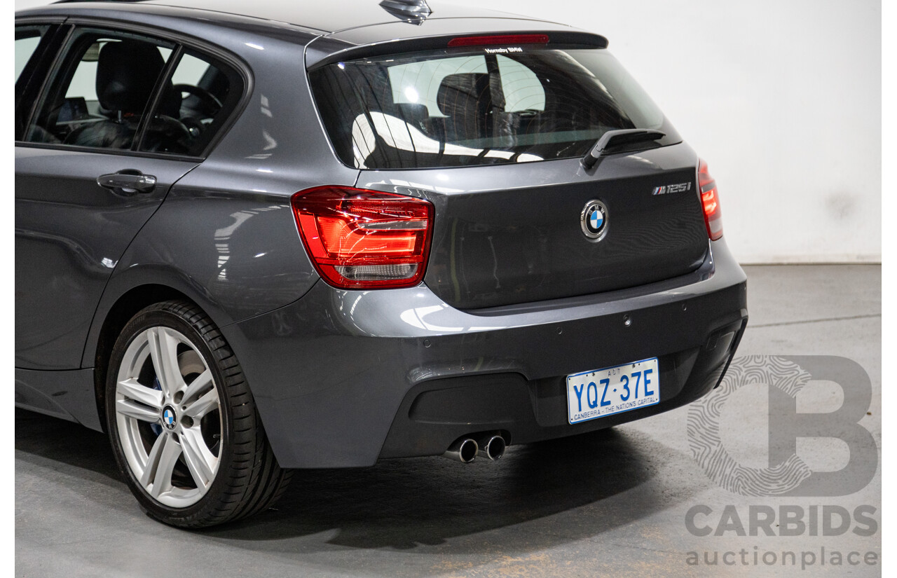 5/2014 BMW 125i M-Sport F20 MY14 5d Hatchback Metallic Grey Turbo 2.0L