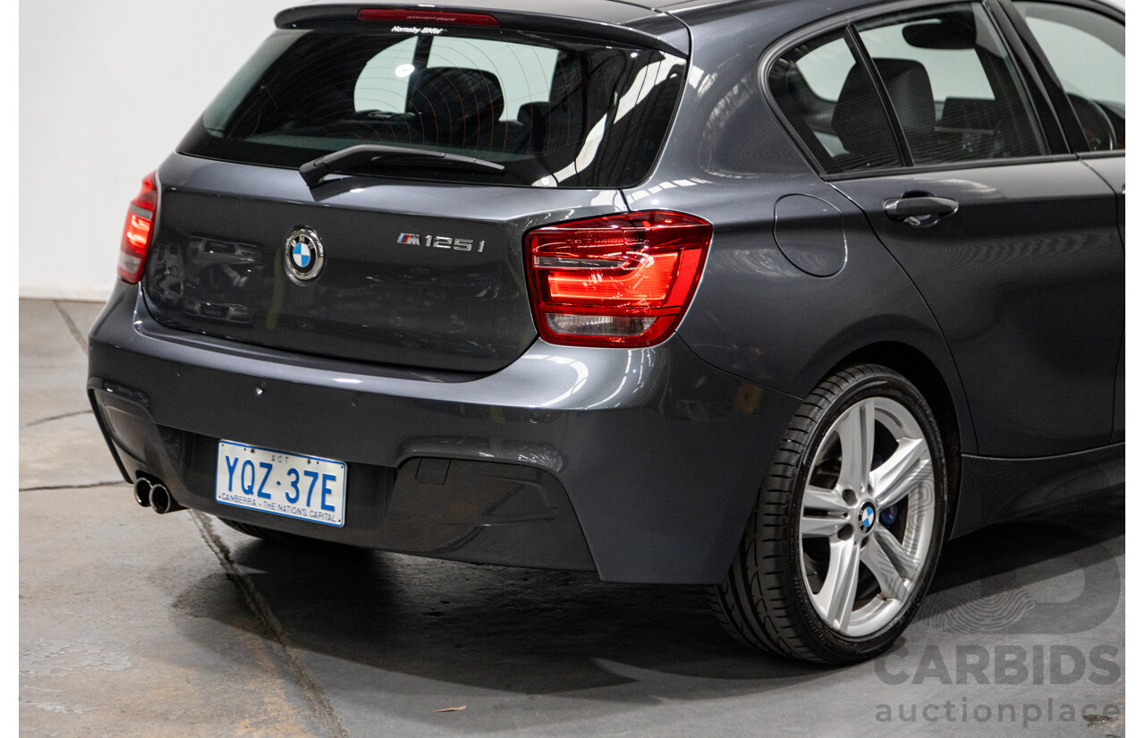 5/2014 BMW 125i M-Sport F20 MY14 5d Hatchback Metallic Grey Turbo 2.0L