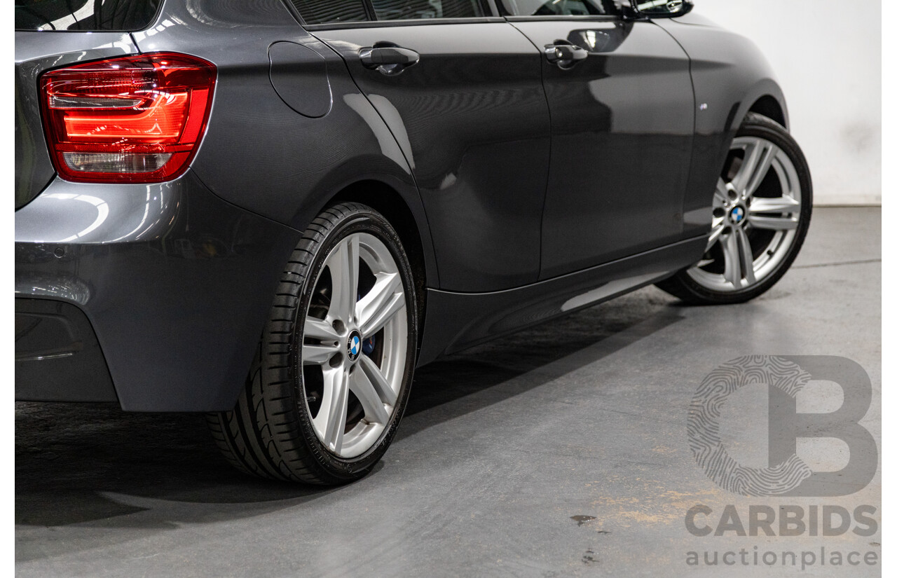 5/2014 BMW 125i M-Sport F20 MY14 5d Hatchback Metallic Grey Turbo 2.0L