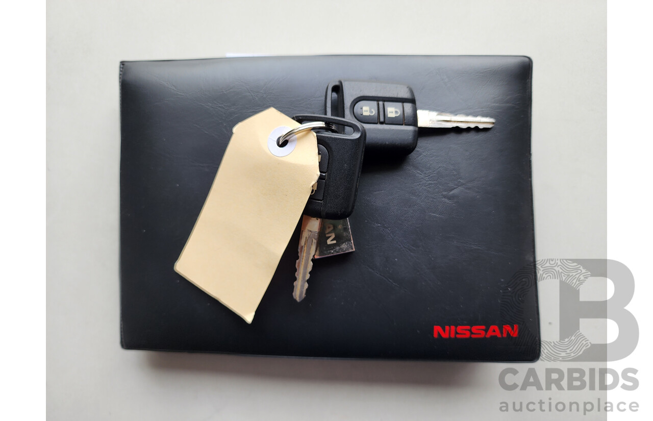 07/2010 Nissan Navara ST-X 4x4 D40 Dual Cab P/Up Black 2.5L