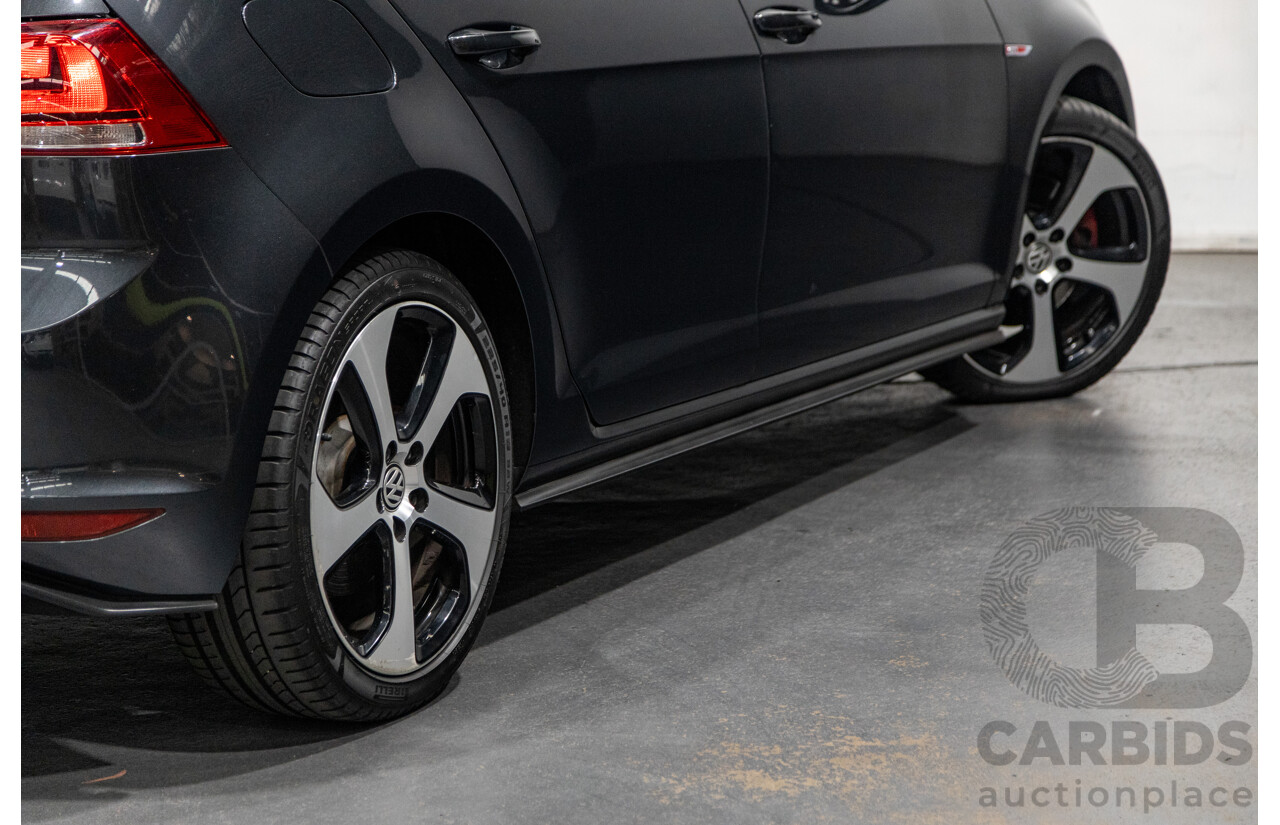 3/2015 Volkswagen Golf GTi AU MK7 MY15 5d Hatchback Carbon Steel Metallic Turbo 2.0L