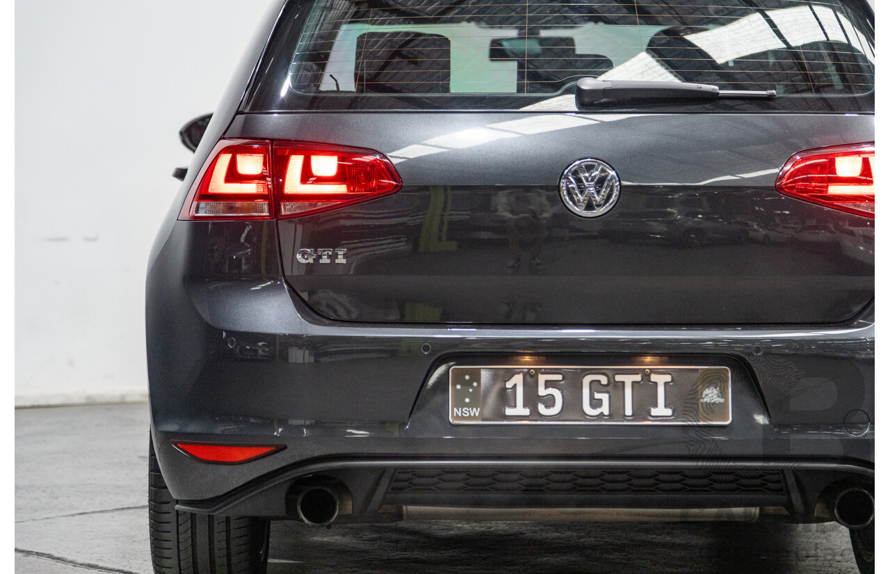 3/2015 Volkswagen Golf GTi AU MK7 MY15 5d Hatchback Carbon Steel Metallic Turbo 2.0L
