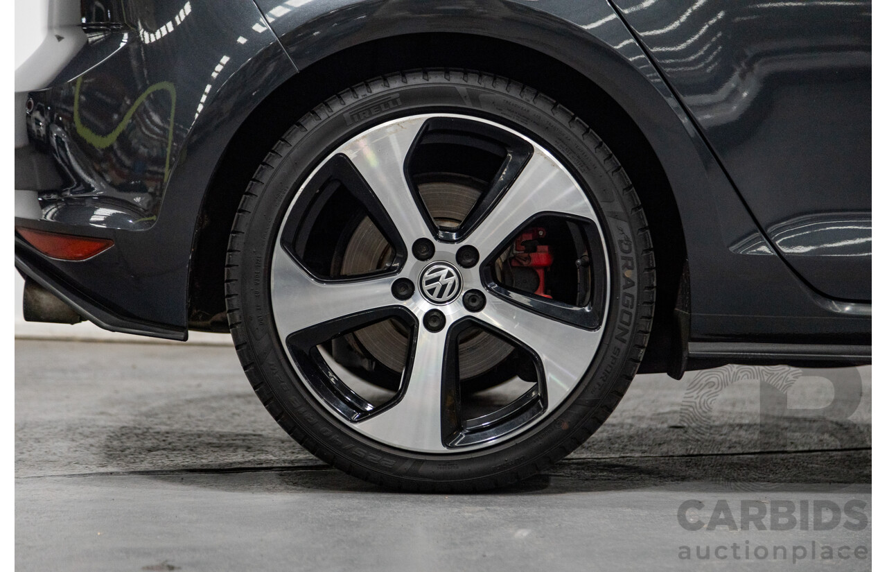 3/2015 Volkswagen Golf GTi AU MK7 MY15 5d Hatchback Carbon Steel Metallic Turbo 2.0L