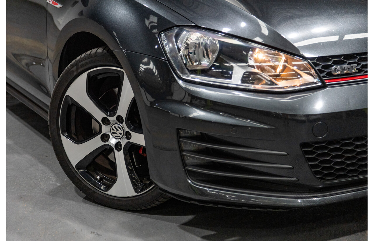 3/2015 Volkswagen Golf GTi AU MK7 MY15 5d Hatchback Carbon Steel Metallic Turbo 2.0L